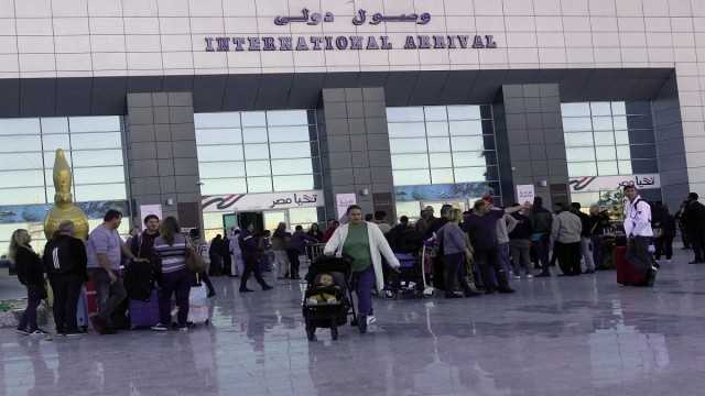 12 ألف سائح أوروبي يصلون مطار الغردقة على 81 رحلة جوية