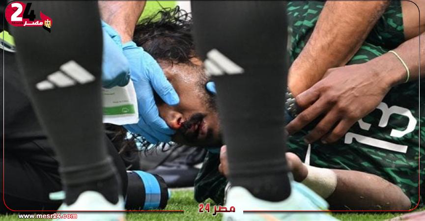 إصابة ياسر الشهراني لاعب المنتخب السعودي